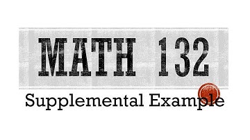 Surface of Revolution: Surface Area (1 of 2)