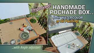 Handmade Pochade... Improving angle adjuster for easy tilt