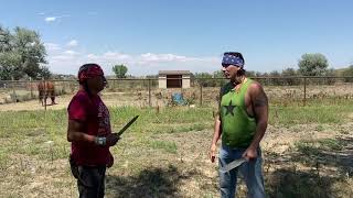 Apache Knife Fighting & Battle Tactics - Range