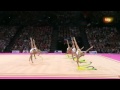 Azerbaijan 3 ribbons and 2 hoops AA World Championships Montpellier 2011