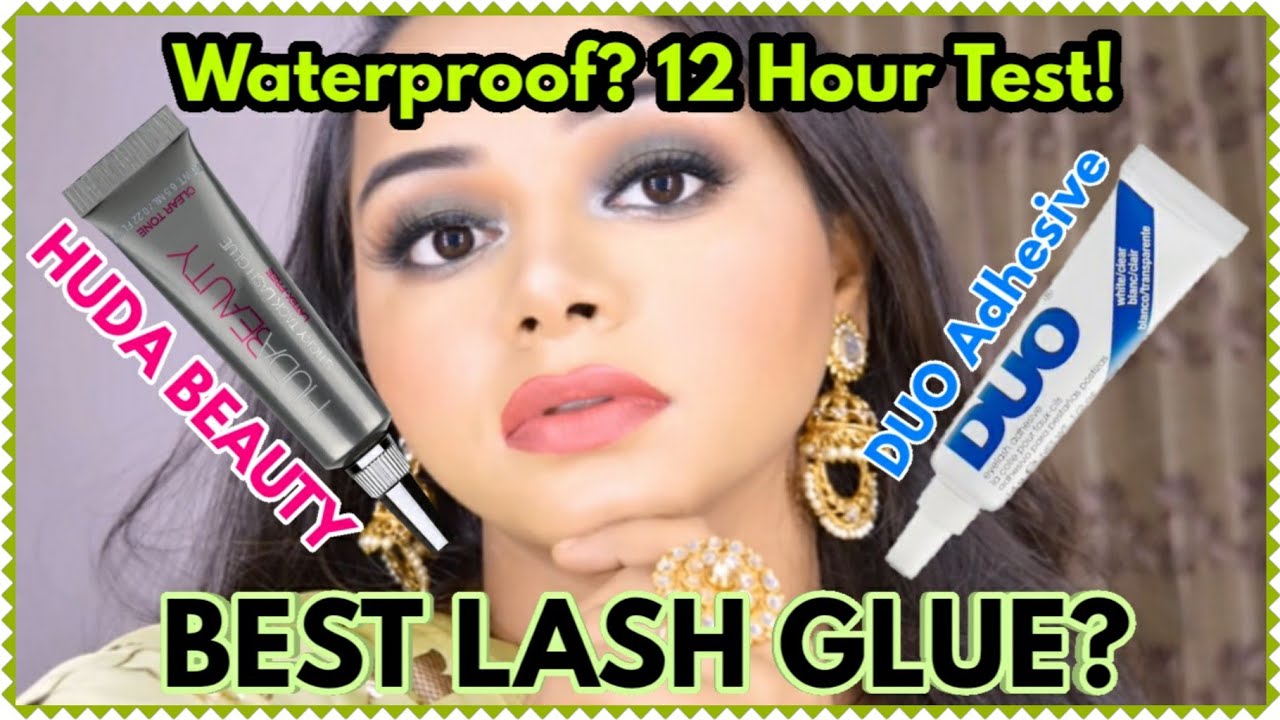 HUDA BEAUTY Sticky Tack Lash Glue VS DUO Lash Adhesive WHICH ONE IS THE