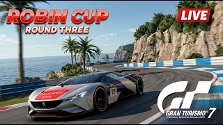 🔴LIVE - Gran Turismo 7: Robin Cup Round Three - Dragon Trail Seaside