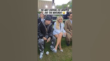 Central Cee Got Bored At This LV Show And Decided To Start Playing His DS #CentralCee #Shorts