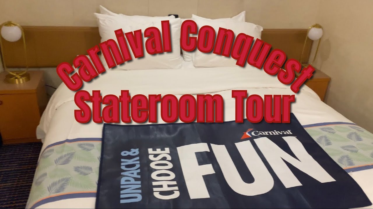 Carnival Conquest Stateroom Tour
