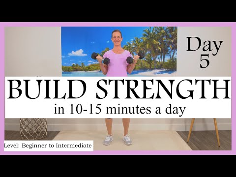 Strengthening Exercises for Seniors and Beginners / Manageable Workout / Day 5