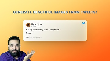5 Tools to Convert Tweets to Screenshots 🖼️ or Images 📸 | No-Code Tutorial