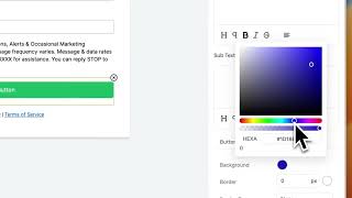 Bizmated CMS  - Creating a Form