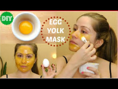 Egg tissue face mask