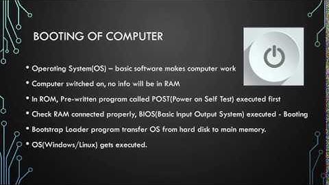 Booting of Computer CHAPTER 1 Part 7 | Tamil | Yogesh Education