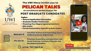 UWI Mona Pelican Talks