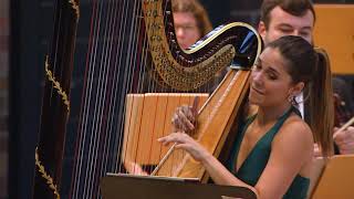 Louis Spohr´s Concertante Nr.1 for harp, violin and orchestra.