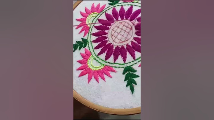 🥰Emboidery Satin Stich#embrodering#embroiderypatterns#handbroidery#embroidery#art#embroiderylover