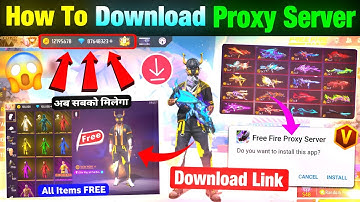 How To Download Proxy Server In Free Fire 💯😱🔥| Free Fire Proxy Server | Proxy Server Free Fire