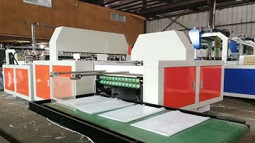 Big Garbage Bag Making Machine/Japanase Garbage bag machine/Folded Garbage bag machine/4 Times Fold