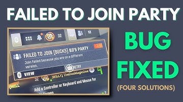 Fix - Failed to Join Because you