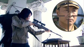 [Sniper Movie] A female sniper kills 100 Japanese soldiers from 800 meters away!