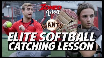 ELITE SOFTBALL CATCHING LESSON w: SF Giants Prospect Catcher