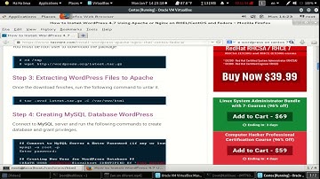 LAMP server and Wordpress Installation On RHEL/Centos 7