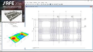 CSI SAFE - 10 Analysis , Design and detailing of Slab (Part 1/2)
