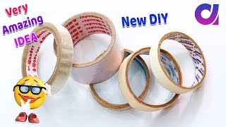 How To Reuse Waste Tape Rolls At Home Best Out Of Waste Artkala