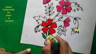 How to make simple & easy Glass painting at home on OHP sheet/Home decor ideas/DIY GLASS PAINTING