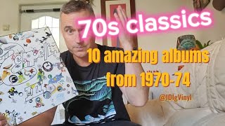 70s classics- 10 albums from '70-74 #vinylcommunity 