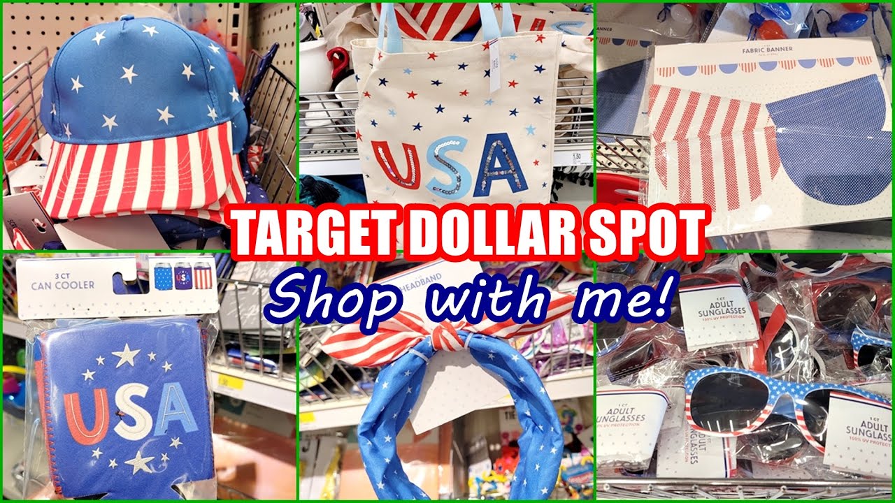 TARGET DOLLAR SPOT 4TH OF JULY ITEMS SHOP WITH ME 2021 YouTube
