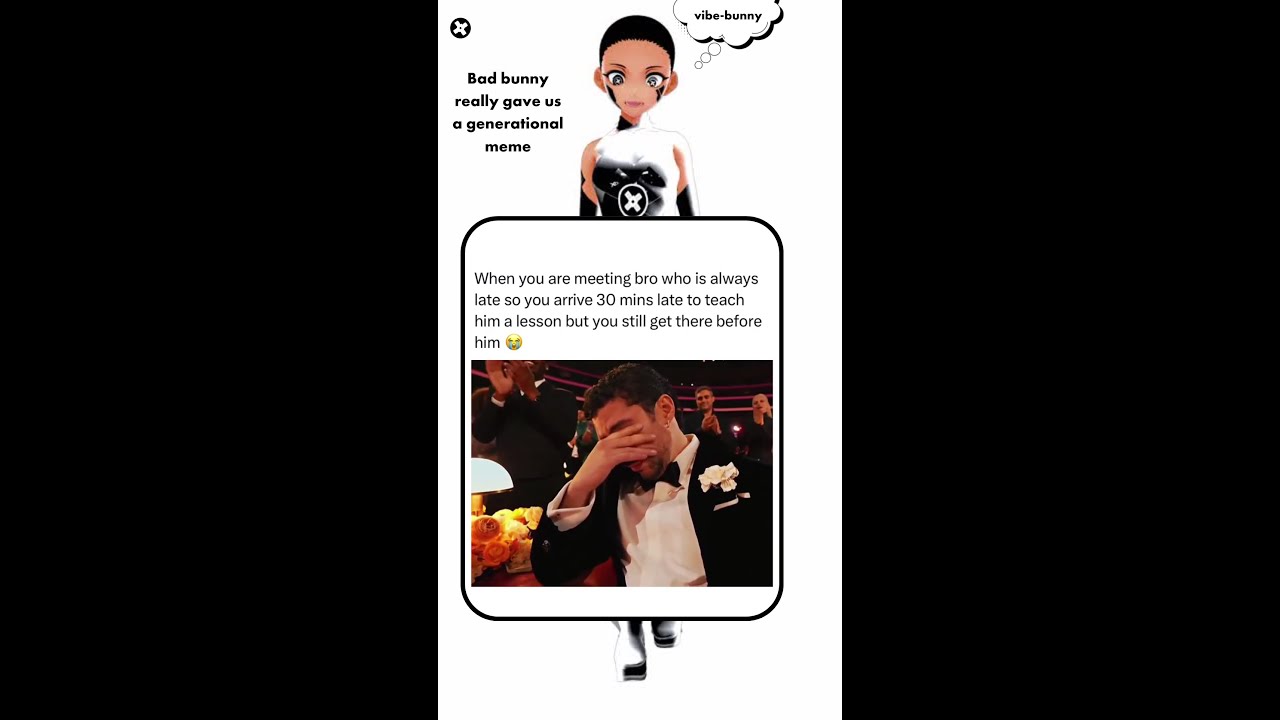 Bad bunny really gave us a generational meme