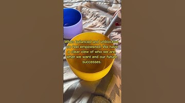 Healing Your Solar Plexus Chakra with #crystalbowl #healing frequency  #shorts