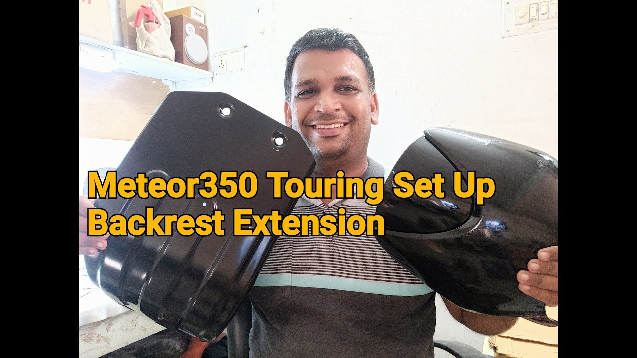 Meteor 350 Touring Accessory & Backrest Extension /Sump Guard/ Carrier & Saddle Stay :: Ride On