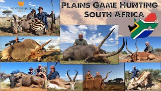 Plains Game hunt with Wintershoek Safaris - Waterbuck Eland Kudu Impala Zebra Springbuck Wildebeest