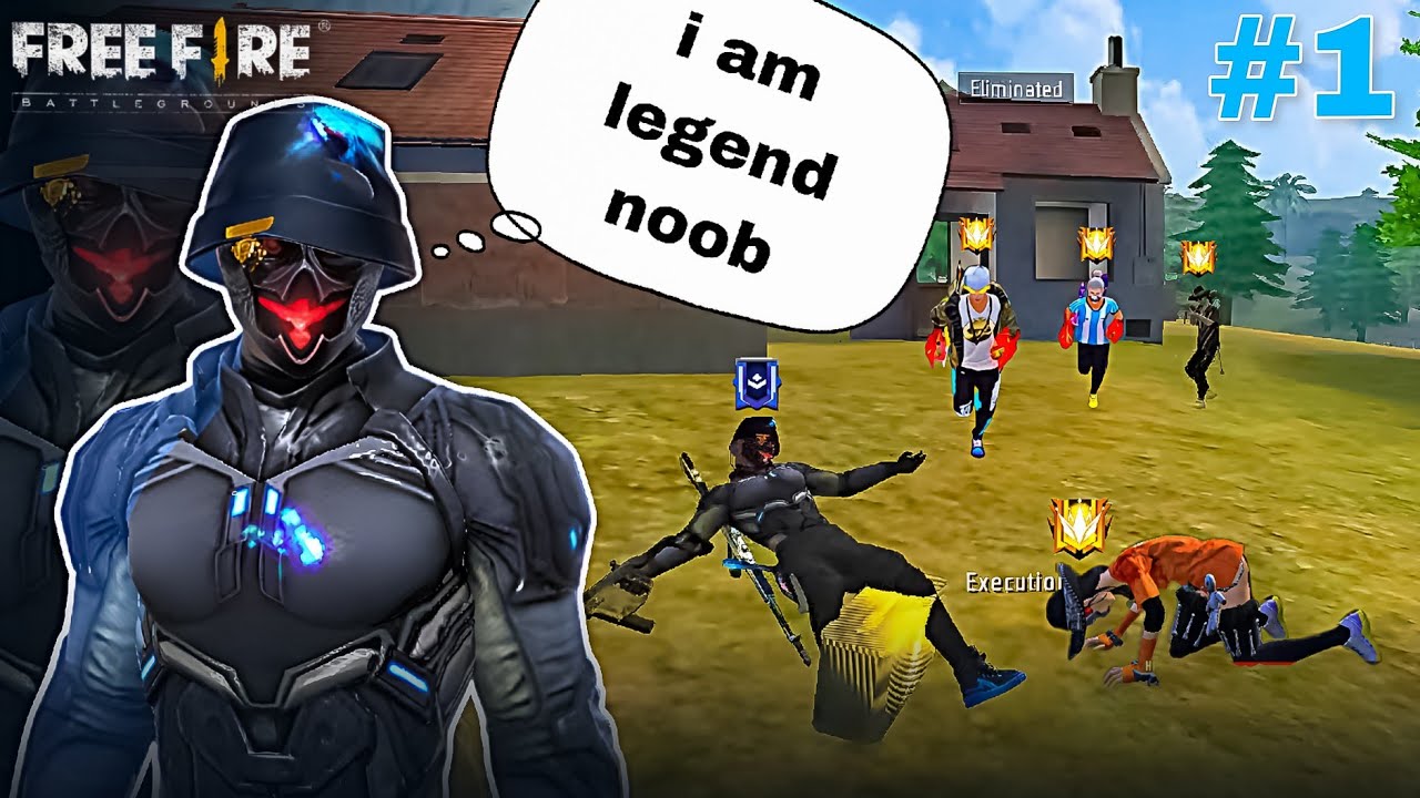 I AM A LEGEND NOOB 😎 | Free Fire 🔥 | BR Rank Solo Vs Squad | - YouTube