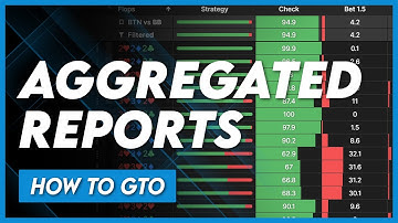 How to Study Poker with Aggregated Reports