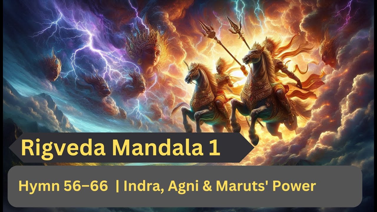 Rig Veda Mandala 1: Hymn 56 to 66 | Indra, Agni & Maruts' Power - YouTube