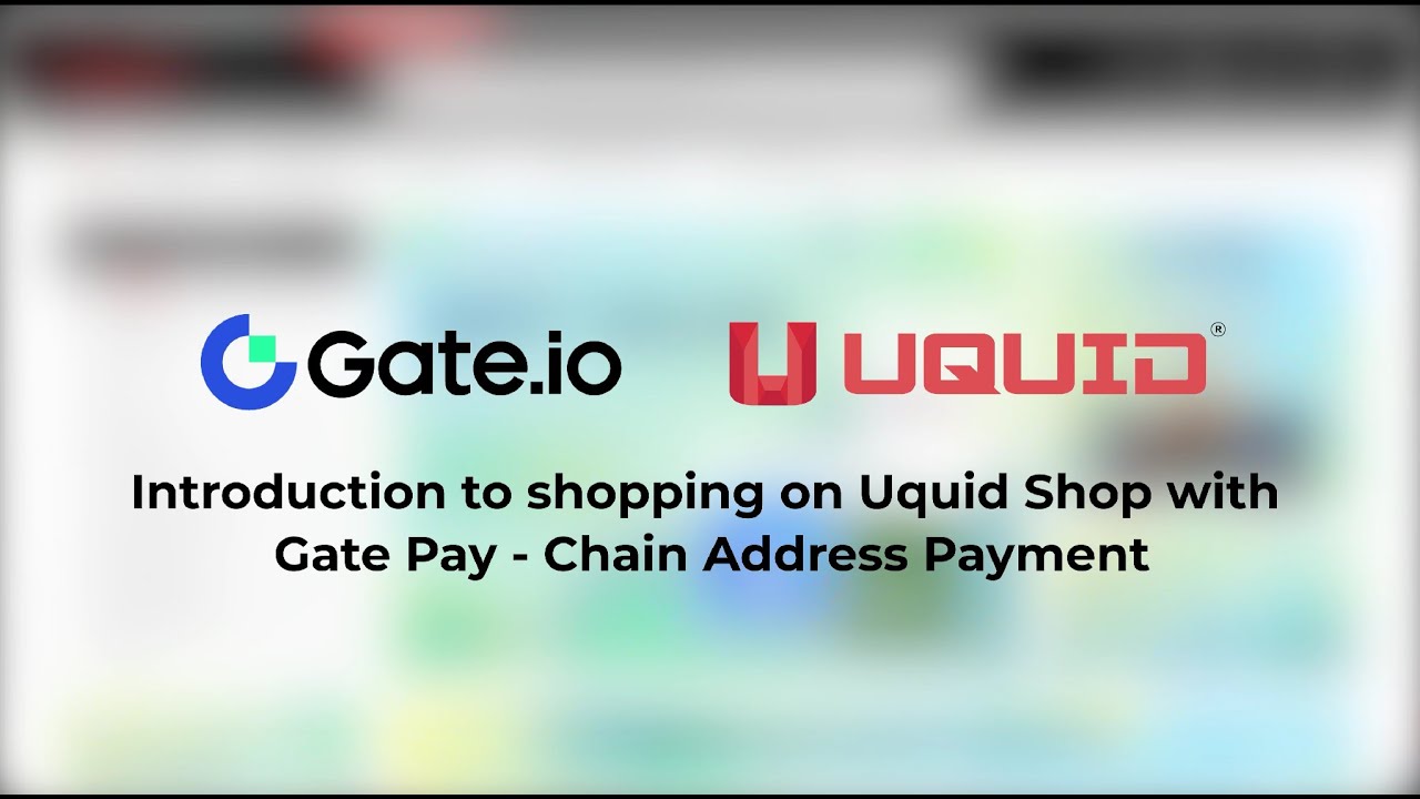 Uquid x Gate.io | How to use Gate Pay address payment for shopping on ...