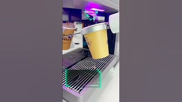 Robot Latte Art coffee machine ,replace barista! #robot #tech d #technology #automobile #latteart