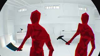 Playing SUPERHOT VR. ( the video has ×2 speed )