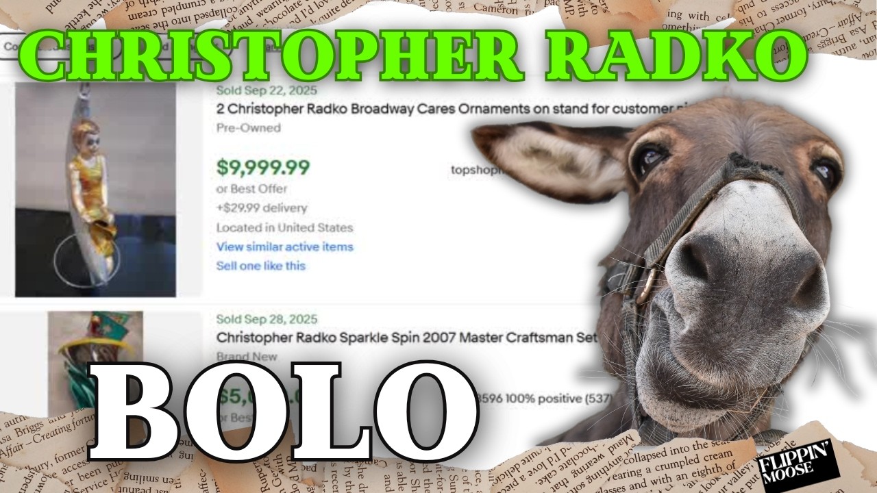 rewrite this title I Found Rare Christopher Radko at a Yard Sale! Mind Blowing. rewrite this title I Found Rare Christopher Radko at a Yard Sale! Mind Blowing.