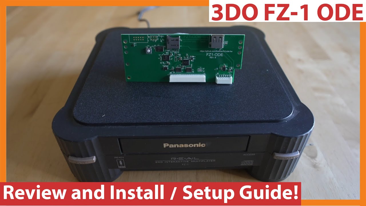 NEW 3DO Optical Disc Emulator! Reviewing Fixel's Panasonic FZ-1 ODE! Setup  and Installation Guide!