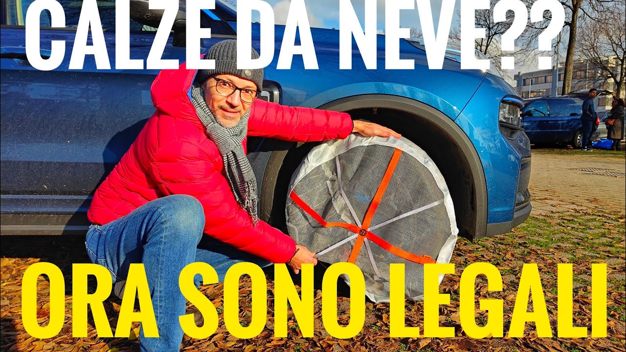 CALZE DA NEVE IN TESSUTO TIPO AUTOSOCK NO CATENE AUTO