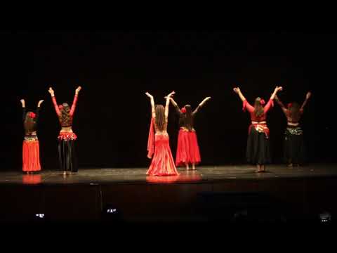 Irene Manzano y alumnas Danza Oriental. Bellydance Fakerny (Haifa Wehbe)