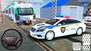 3D Driving Game - Police Car Hyundai Sonata Driver Simulator - Android Gameplay #4