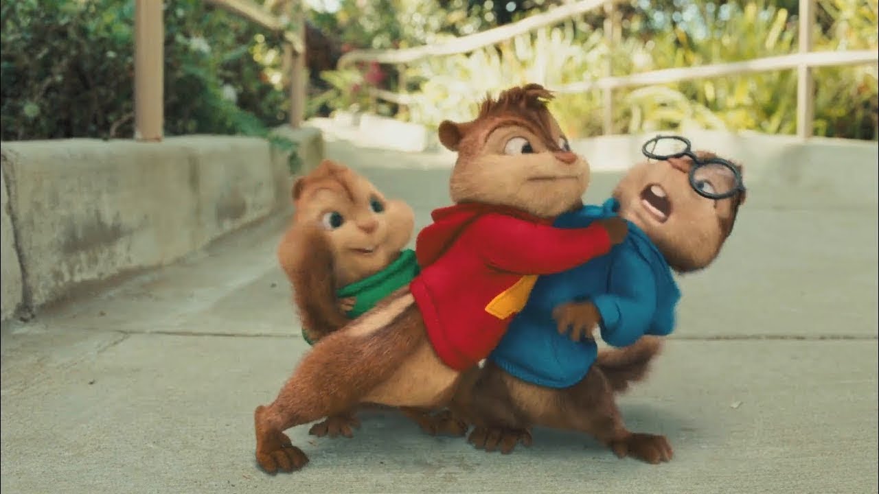 Alvin And the Chipmunks 2: The Squeakquel - Chipmunks 𝐯𝐬 Chipettes Best  Funny Scene - YouTube