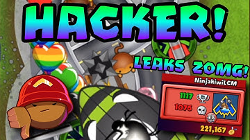 FACING A HACKER! LEAKS A ZOMG! WTF! R3 Ceramic Crucible! (Bloons TD Battles)