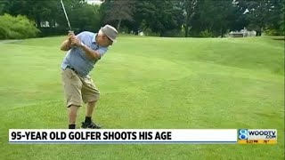 Still golfing, 96-year-old makes new friends at the course