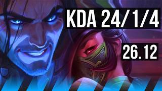 SYLAS vs AKALI (MID) | Good KDA: 24/1/4, 41K damage | NA Master | 26.12 SYLAS vs AKALI (MID) | Good KDA: 24/1/4, 41K damage | NA Master | 26.12