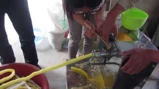 A001 puffing machine working without knife