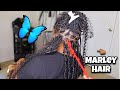 BUTTERFLY BOHO BOB LOCS TUTORIAL| MAKING MARLEY HAIR TO LOOK LIKE FREETRESS HAIR?