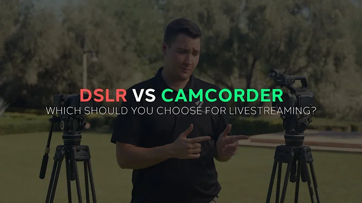 DSLR vs Camcorder: Which should you choose for livestreaming?
