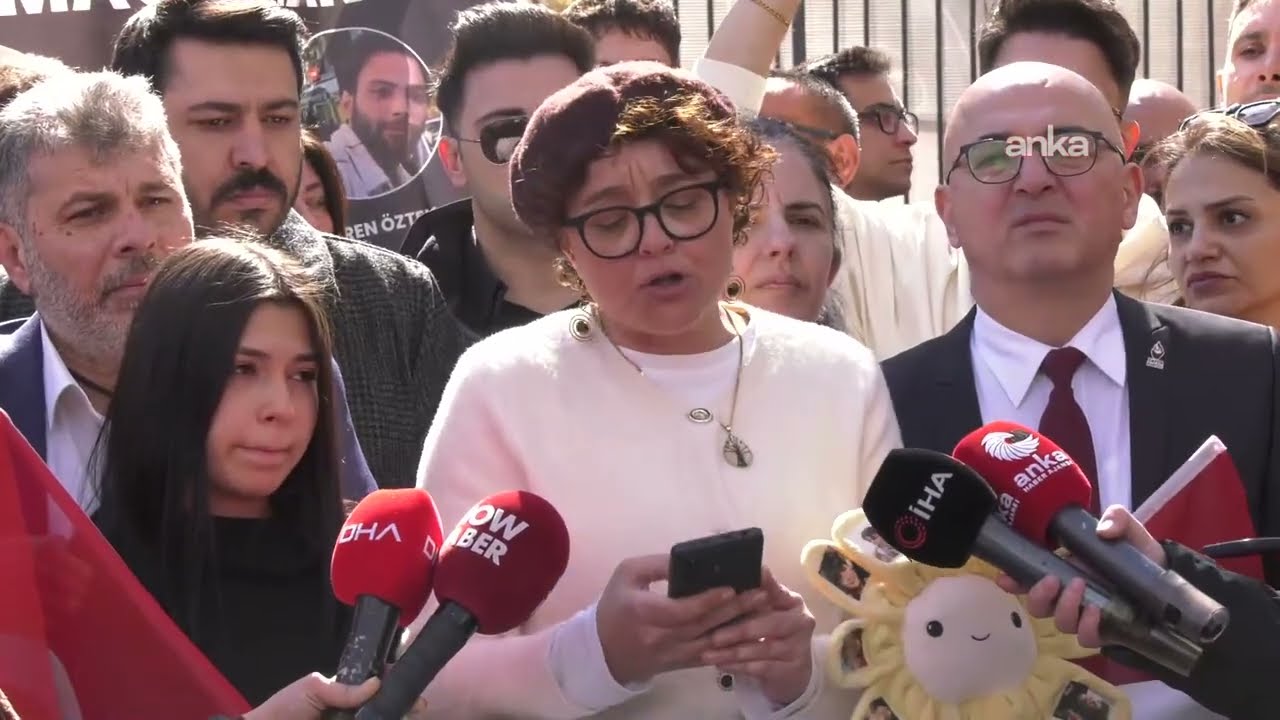 Yasemin Minguzzi Adalet Bakanlığı önünde açıklama yapıyor #Canlı